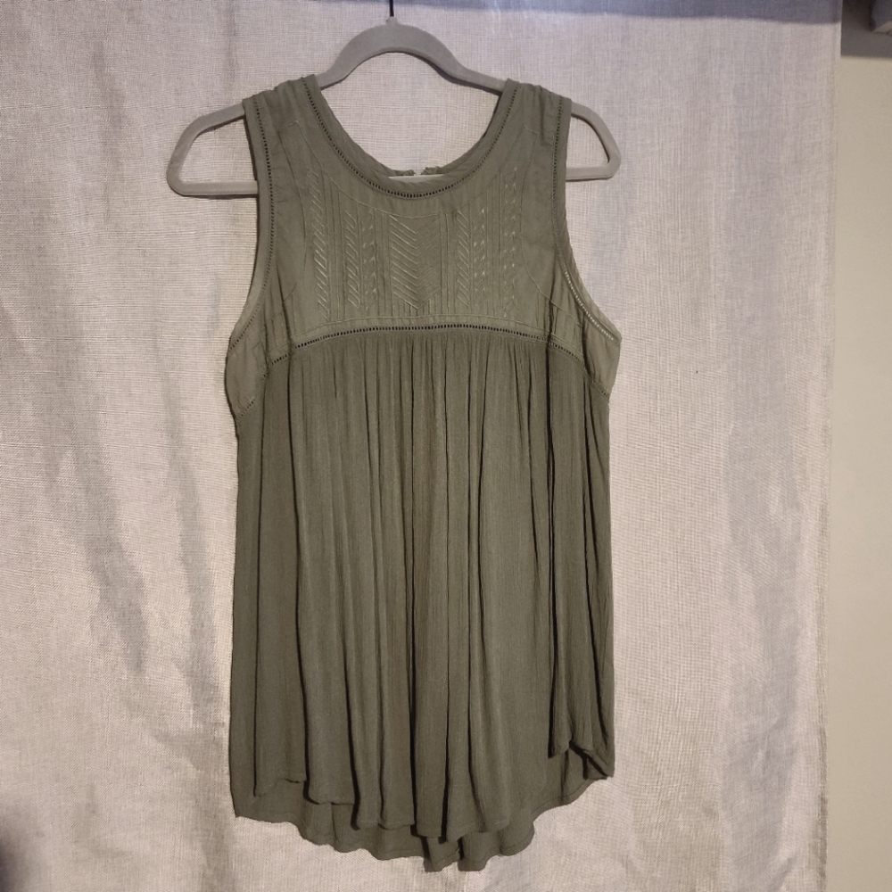 Green High Neck Tank